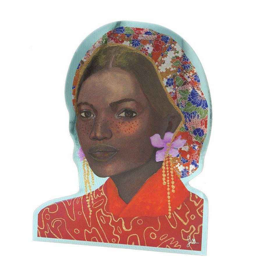 Portrait 9 Mirror Sticker