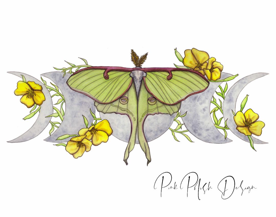 Luna Moth Art Print