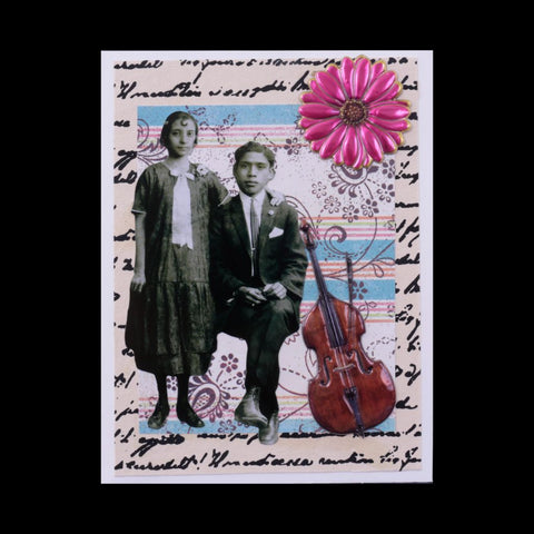 Music - Vintage Style Card