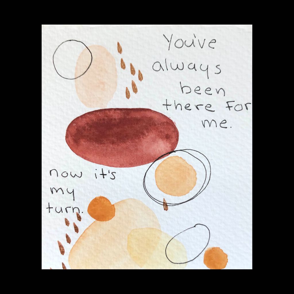 Watercolor Card - You've Always Been There
