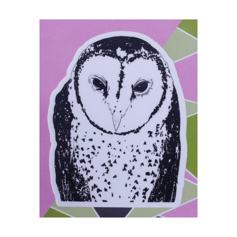 Spotted Barn Owl Sticker