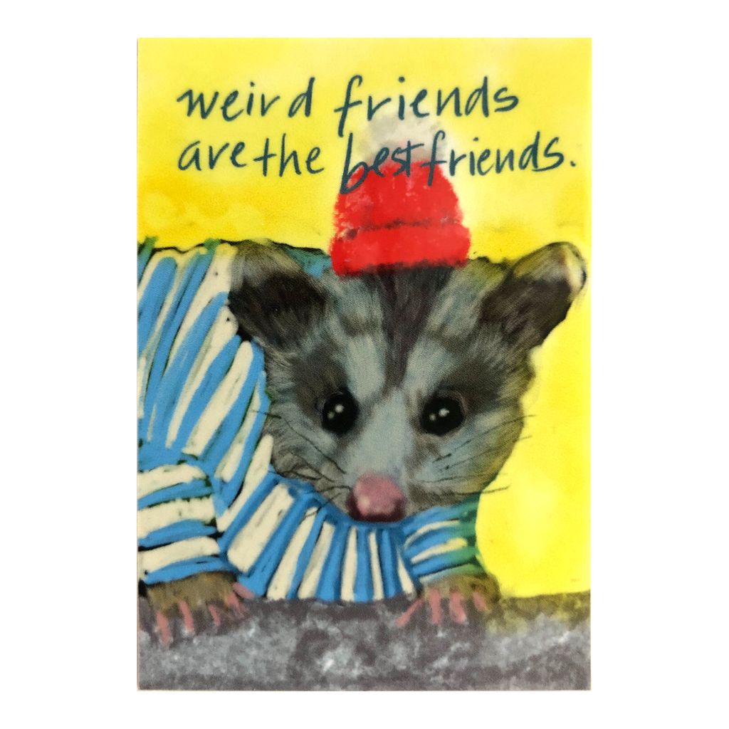 Weird Friends Sticker