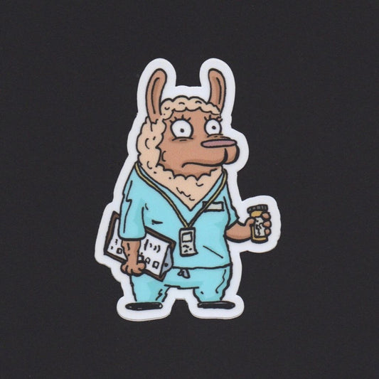 Llydia the Llama Sticker