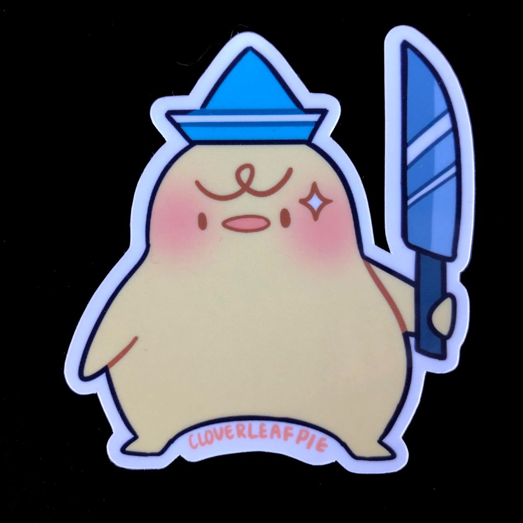 Angry Chicken Sticker