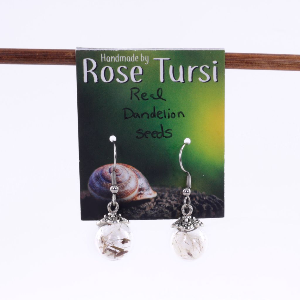 Dandelion Seed Earrings