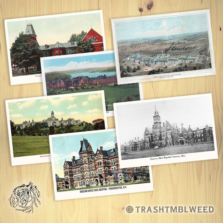 State Asylum Postcard 6-Pack