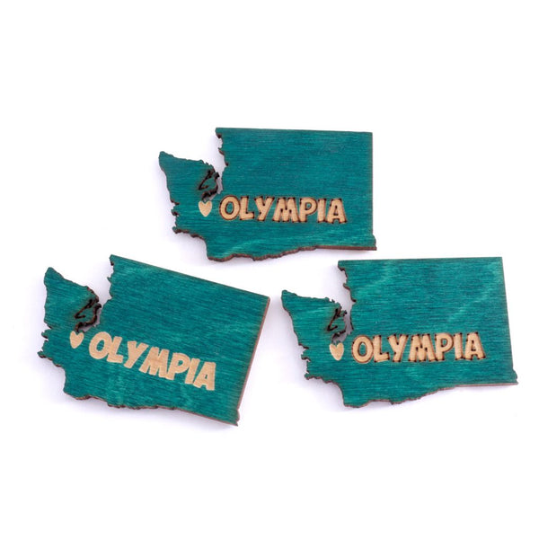 Wood Olympia Magnet