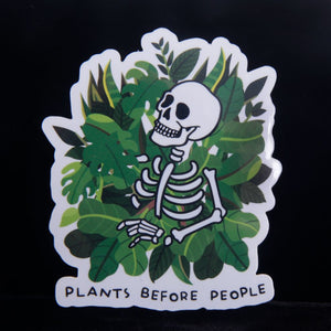 Plants Before People Sticker