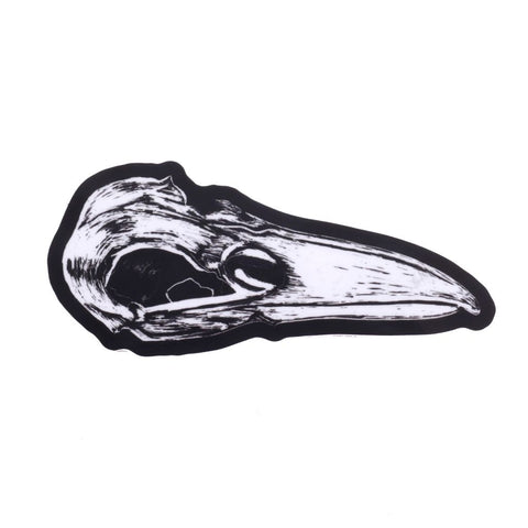 Crow Skull Sticker
