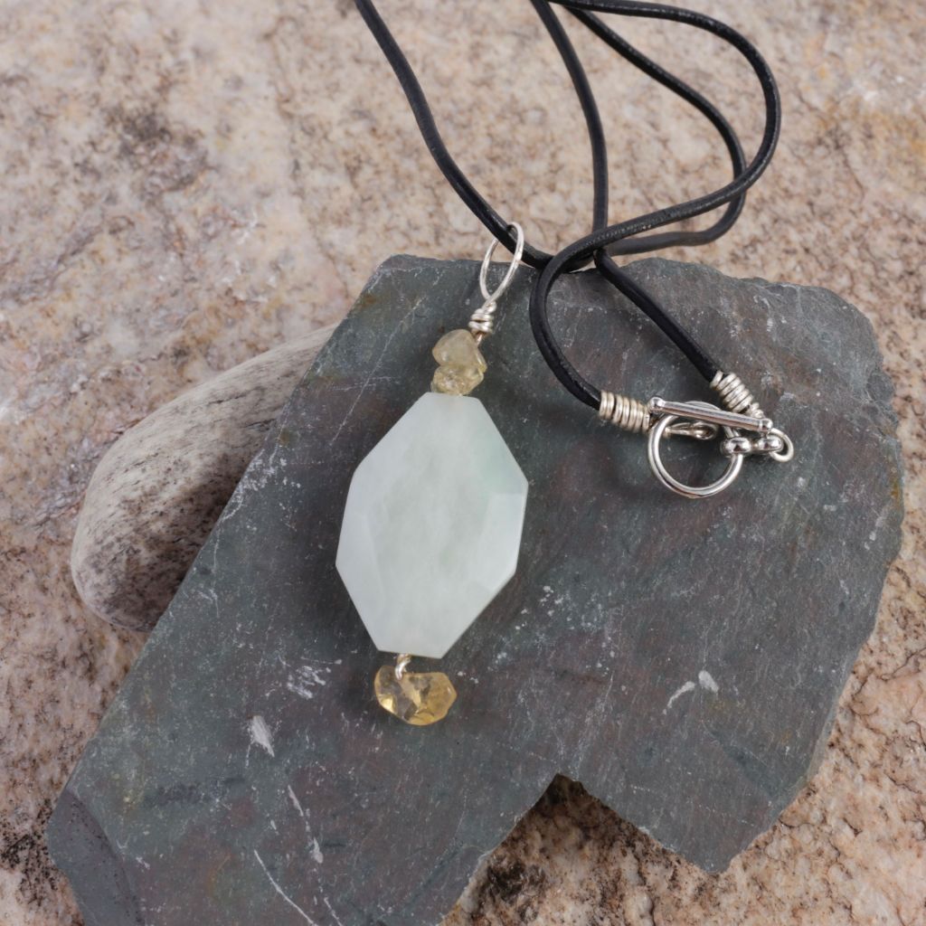 Amazonite Pendant Necklace