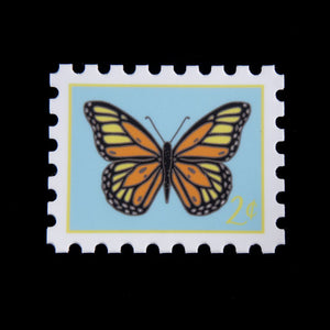Monarch Butterfly Stamp Sticker