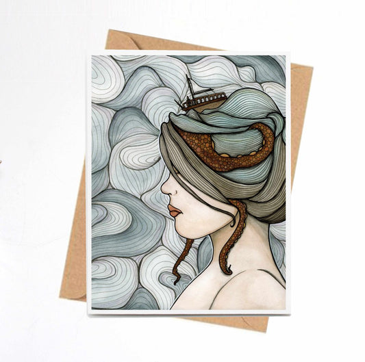 Adrift Note Card