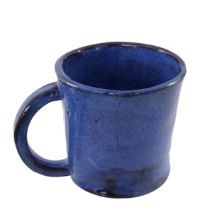 Hand Built Porcelain Mug - Blue