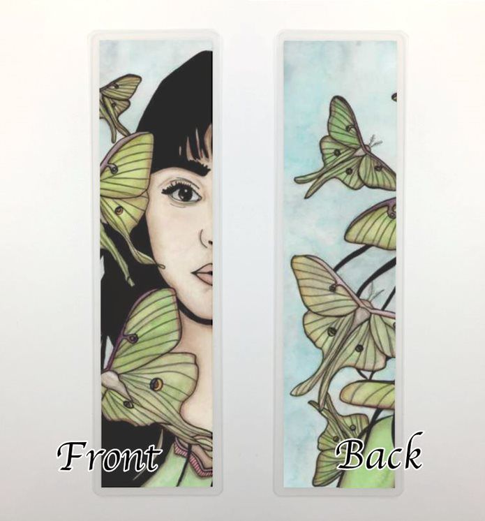 Luna Moths Bookmark