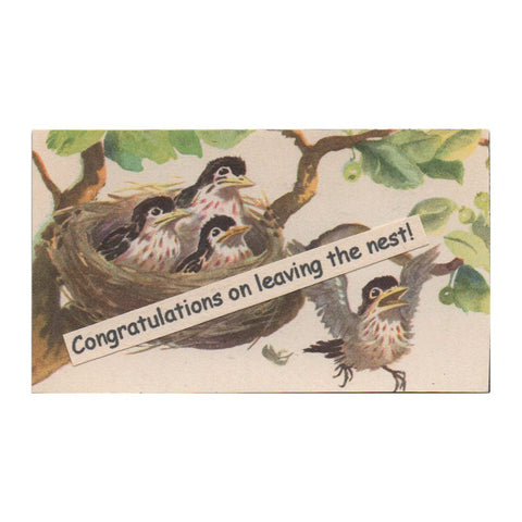 Leaving the Nest - Collage Magnet