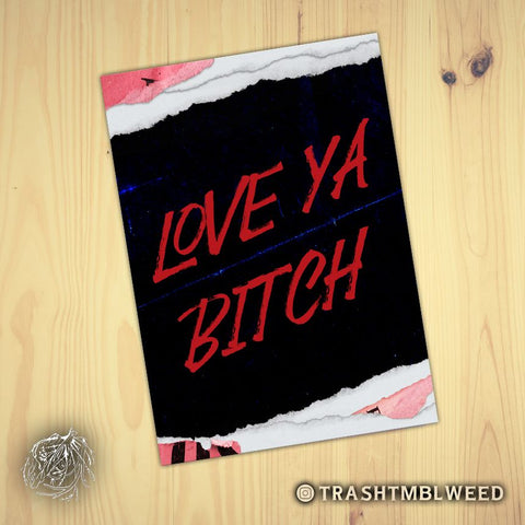 Love Ya Bitch Postcard
