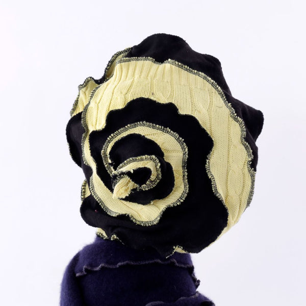 Twisted Witch Hat - Yellow & Black