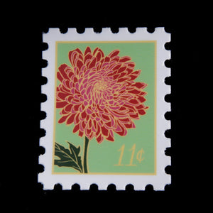 Chrysanthemum Stamp Sticker