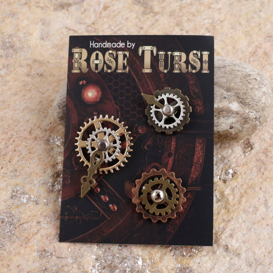 Steampunk Clockwork Scatter Pins