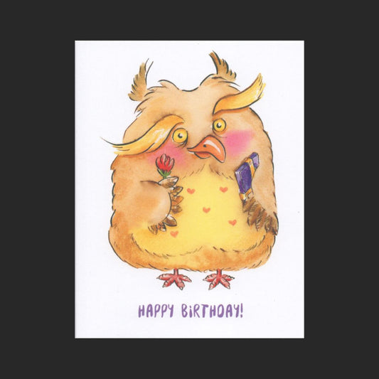 Owl Birthday Card