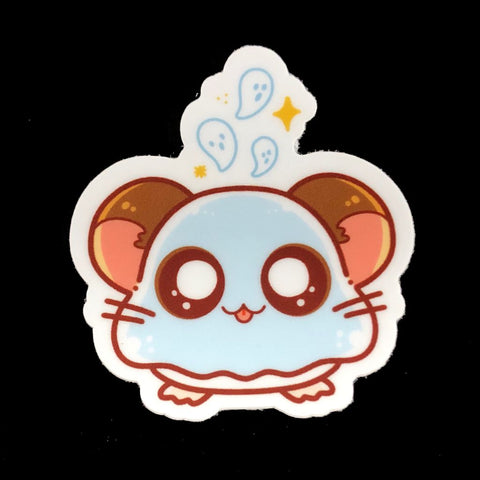 Ghost Hamster Sticker