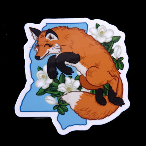 Mississippi Fox Sticker