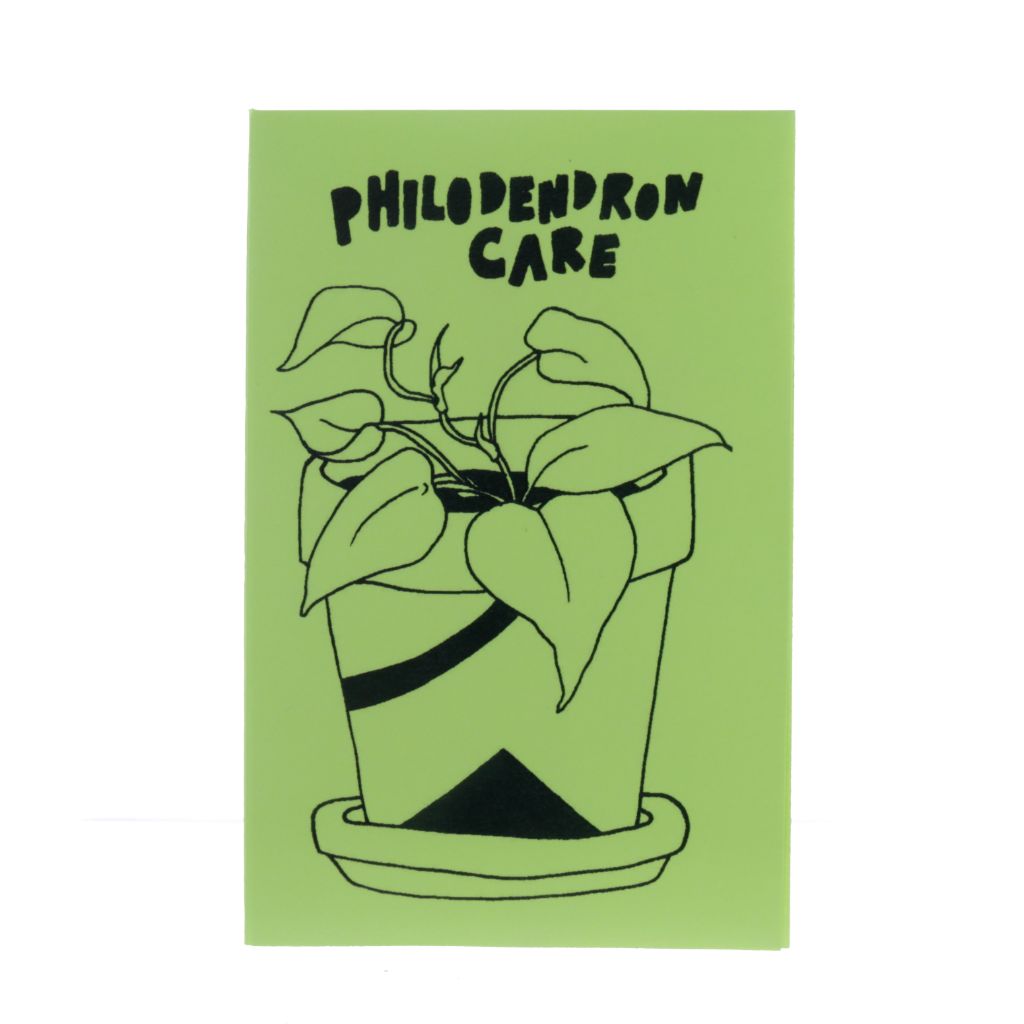 House Plant Care Mini Zine - Philodendron