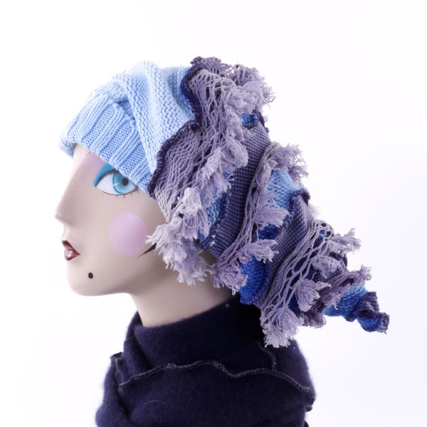 Twisted Witch Hat - Blue & Lilac