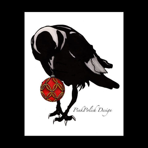 Shiny Things - 8" x 10" Print of Black Crow