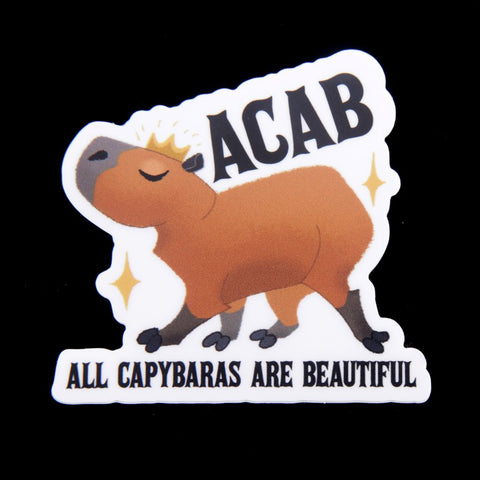 All Capybaras Are Beautiful Sticker