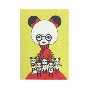Queen Panda Postcard
