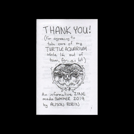 "Thank You" Zine