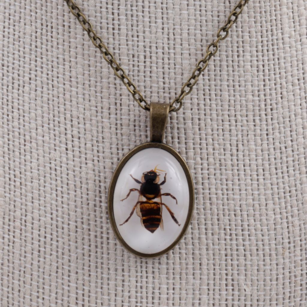 Real Honey Bee Pendant