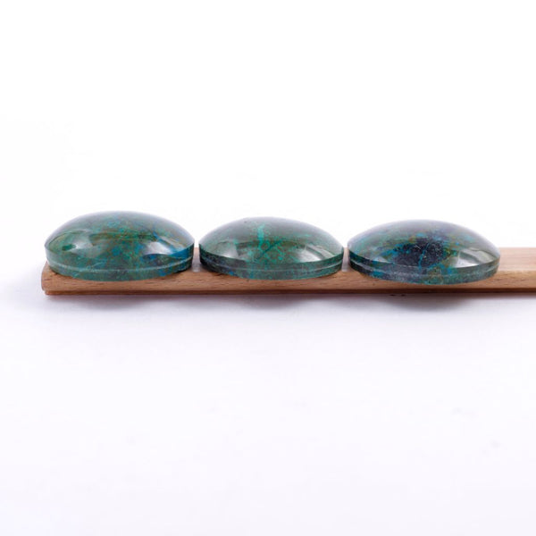 Green Chrysocolla Cabochon/Stones  for Jewelry Making