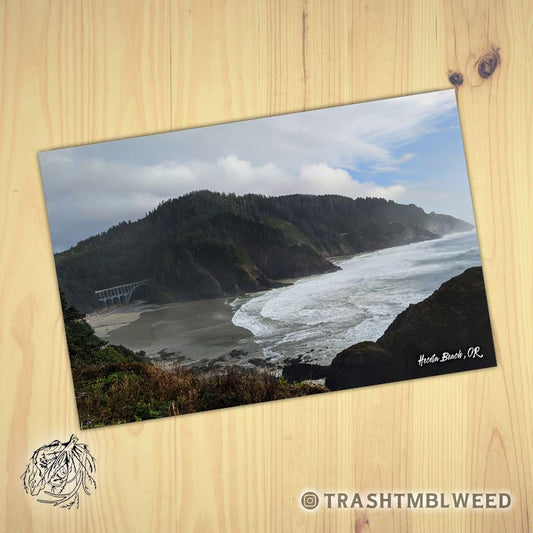 Heceta Bridge - Oregon Postcard