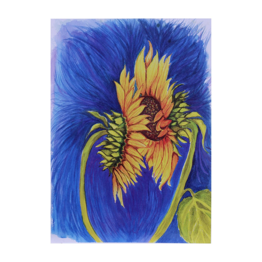 Sunflower Lovers - Watercolor Greeting Card
