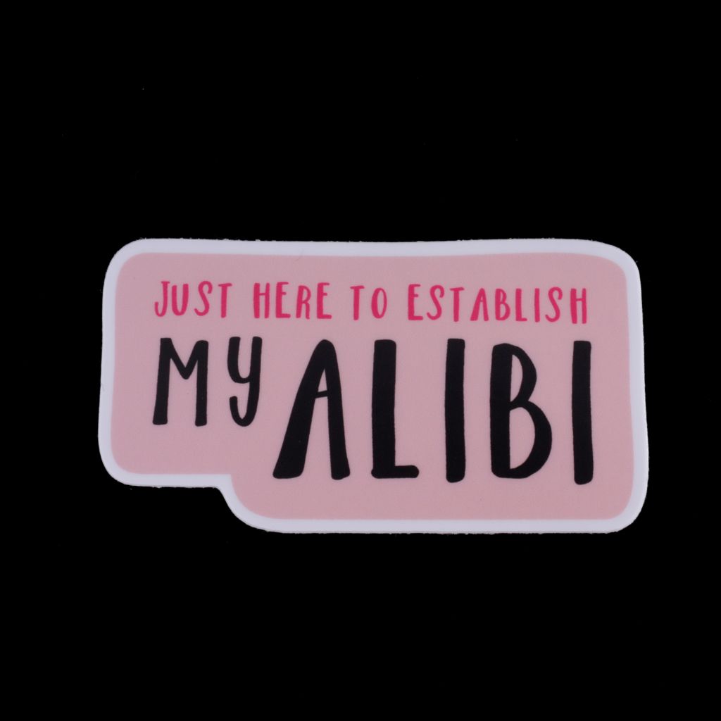 Alibi Sticker