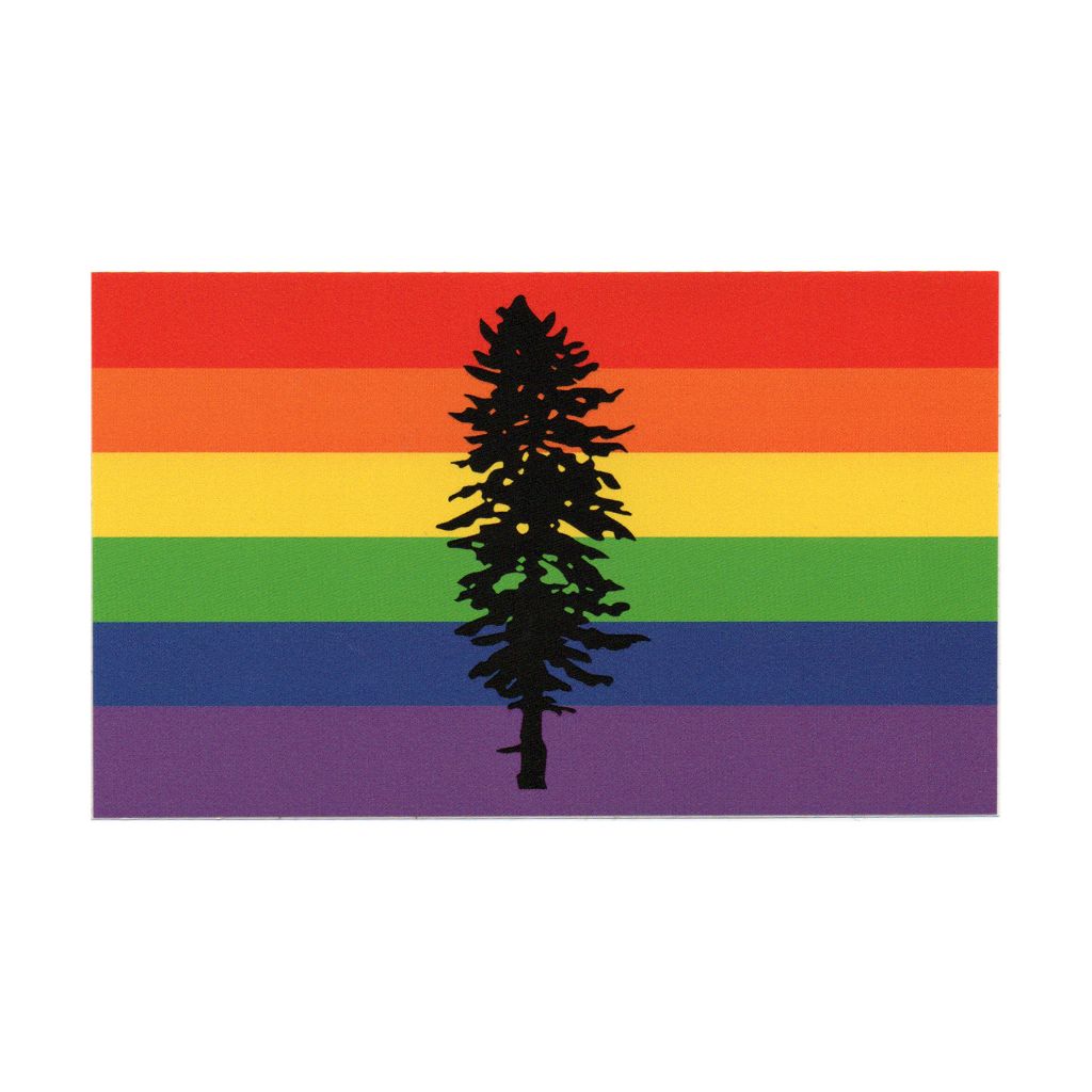 Large Douglas Fir Pride Sticker