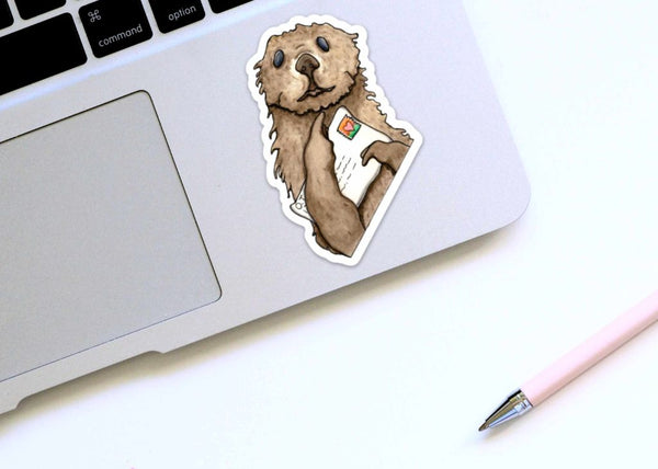 You Otter Write Sticker