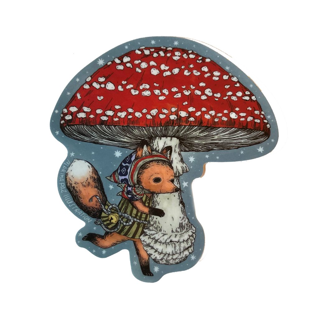 Big mushroom sticker