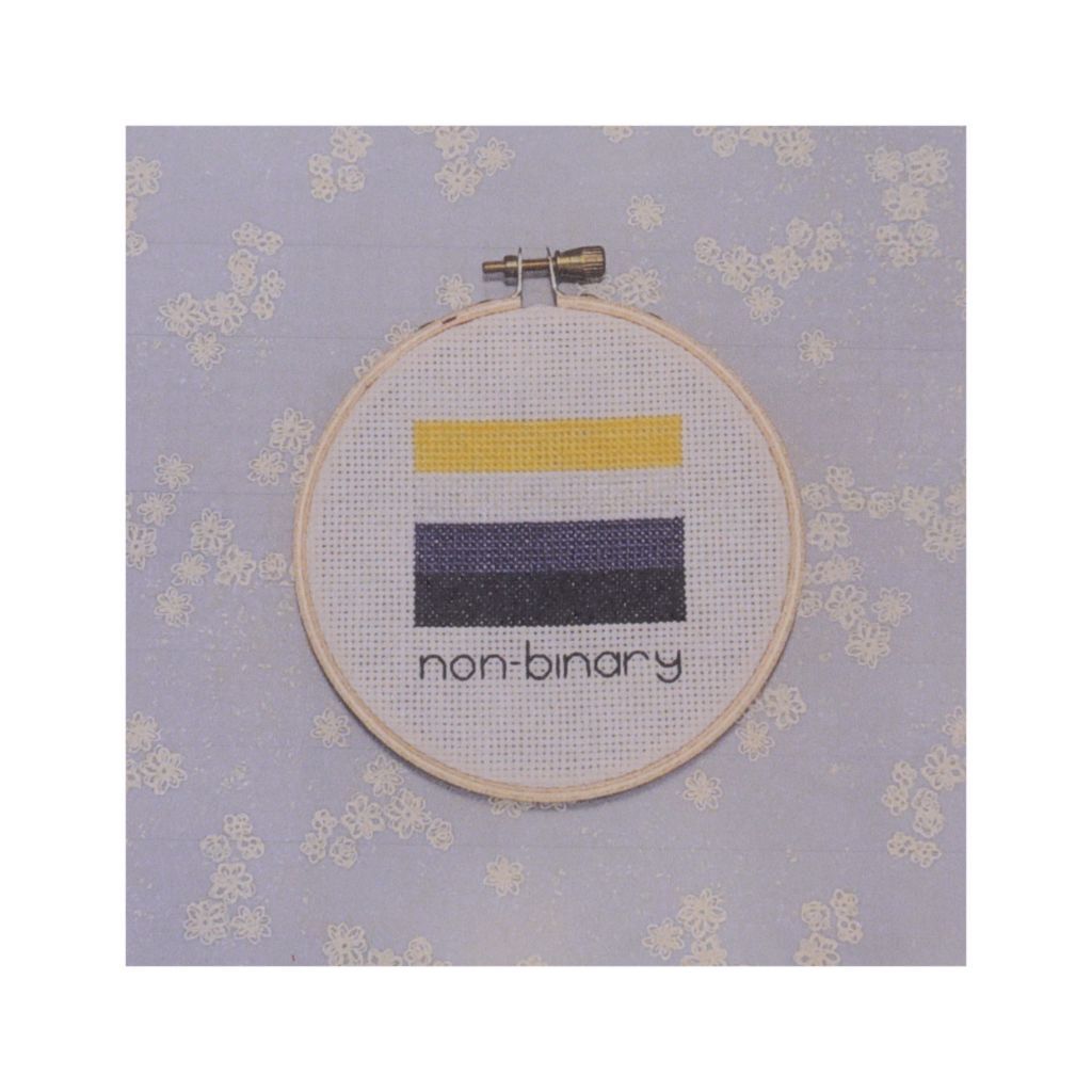 Non-binary Flag - Cross Stitch Pattern