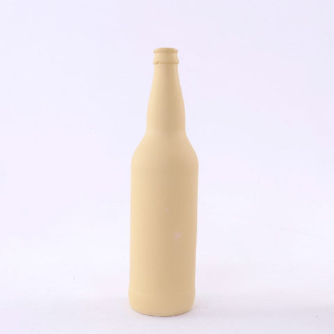 Large Slip cast Porcelain Bottle Vase - Yellow
