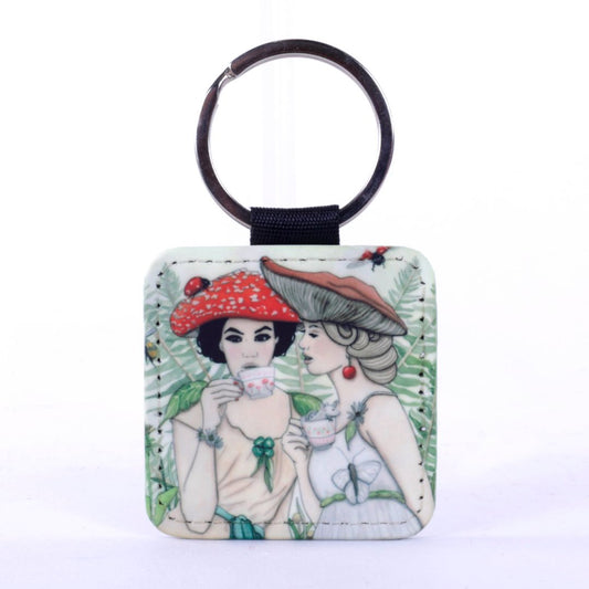 Tea for Two Keychain