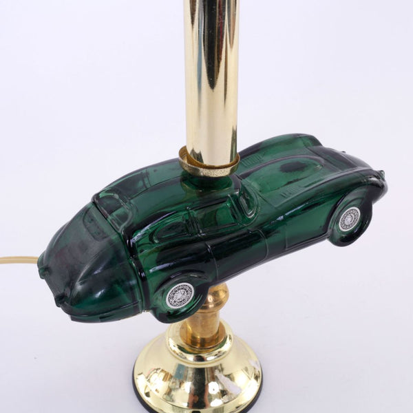 Mid Century Upcycled Avon Race Car Lamp