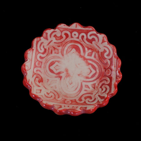 Little Red Ceramic Dish