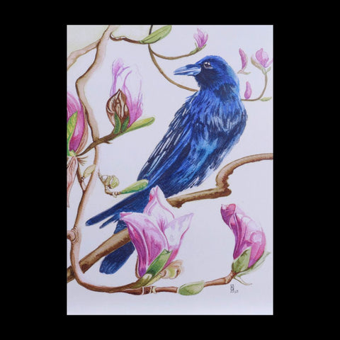 Raven & Magnolias Print 5 x 7