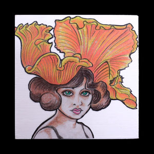 Mushroom Girl - Chanterelle