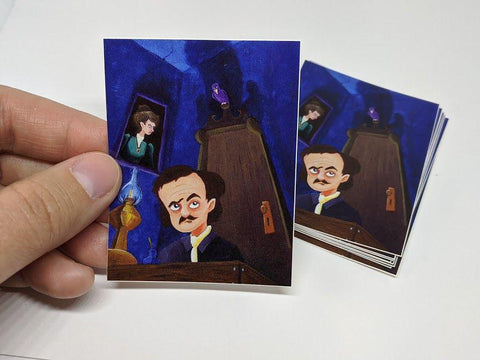The Raven Edgar Allan Poe Sticker