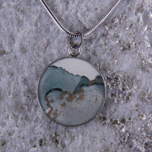 Abstract Alcohol Ink Necklace