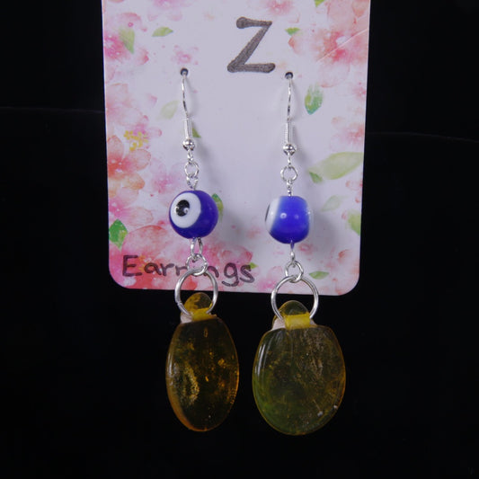 Evil Eye Dangle Earrings